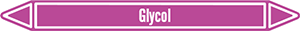 Marqueur de tuyauterie fluide glycol