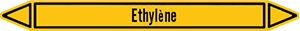 Marqueur de tuyauterie fluide ethylene