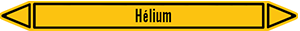 Marqueur de tuyauterie fluide helium