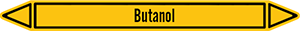 Marqueur de tuyauterie fluide butanol