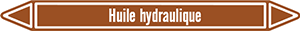 Marqueur de tuyauterie fluide huile hydraulique