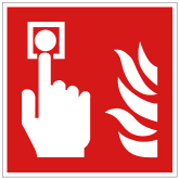 Pictogramme point d’alarme incendie dans la catégorie incendie et sécurité