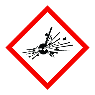 Pictogramme SGH01 - Matières explosives
