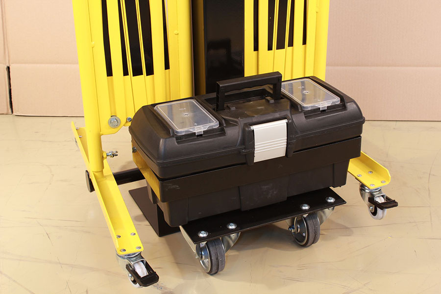 Chariot barrière extensible