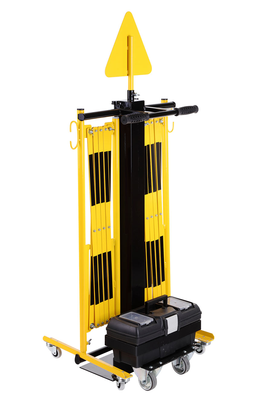 Chariot barrière extensible