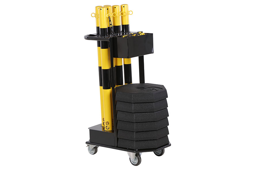Chariot de transport poteaux + socles mobiles