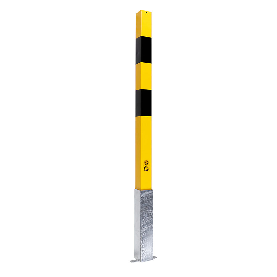 Poteau de protection carré sans œillets