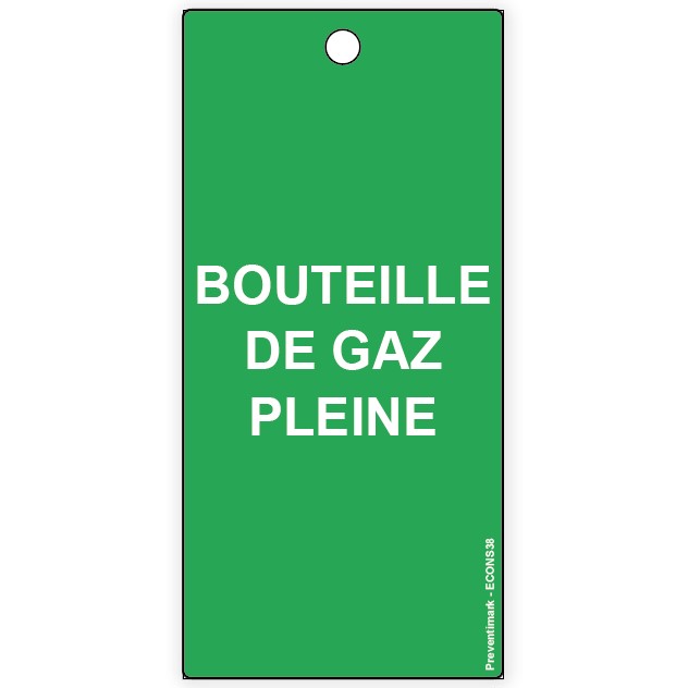 Bouteille de gaz pleine
