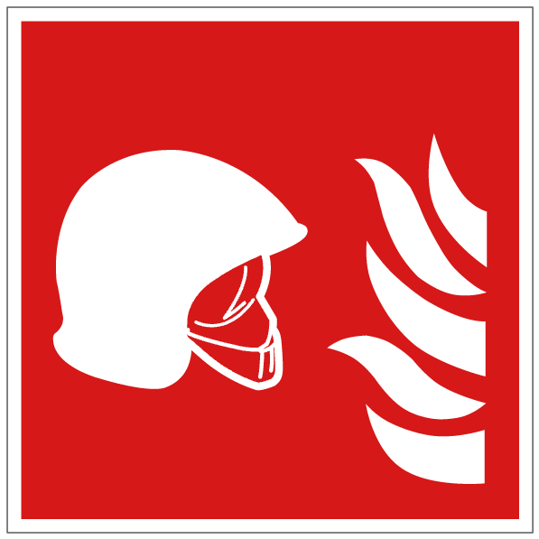 Ensemble d'équipements de lutte contre l'incendie - F004B - ISO 7010 - étiquettes et panneaux d'incendie et de sécurité