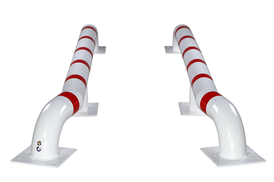 Guide roues pour camions Rouge-blanc