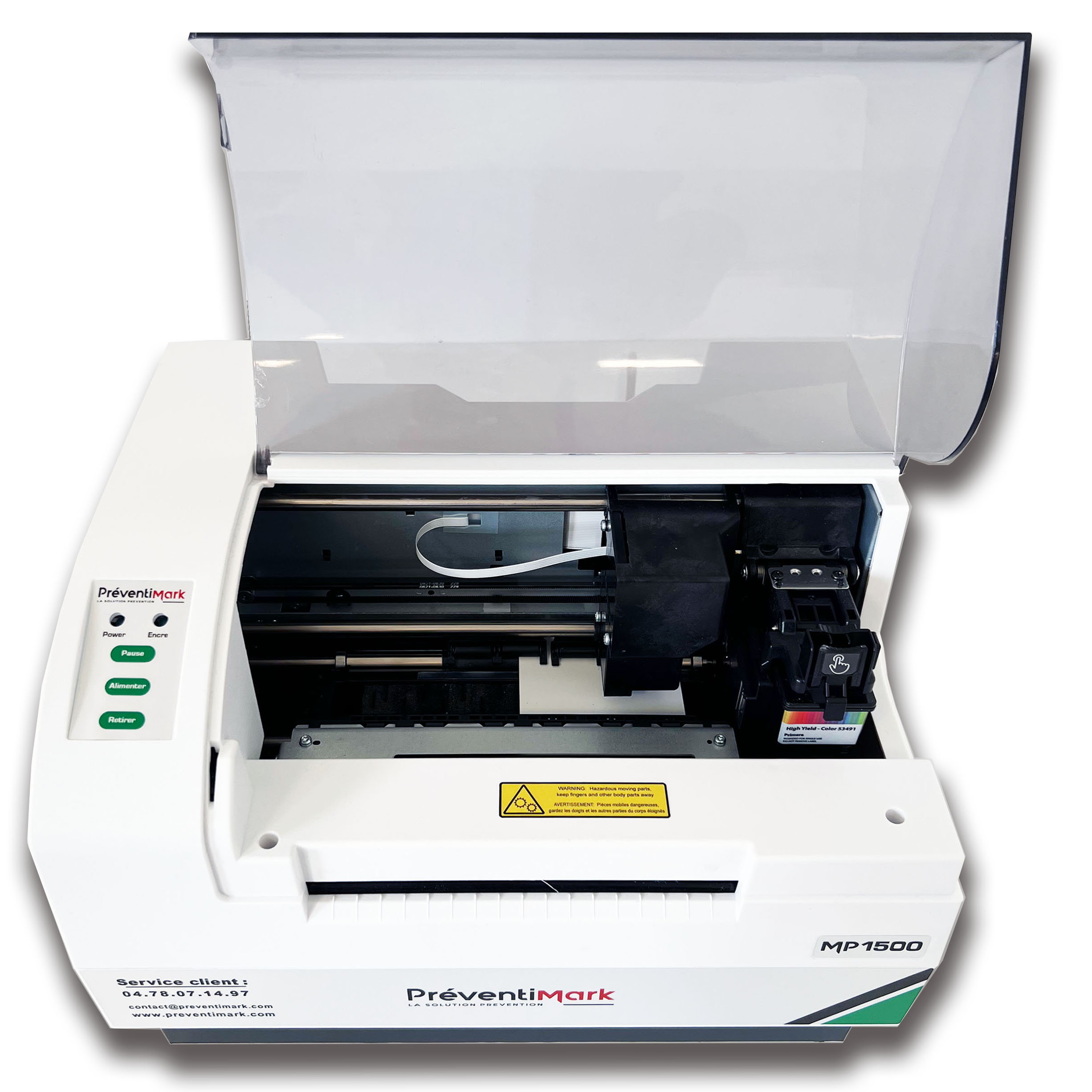 TSP654IISK Imprimante d'étiquettes autocollantes sans doublure : Livraison,  à emporter et à emporter