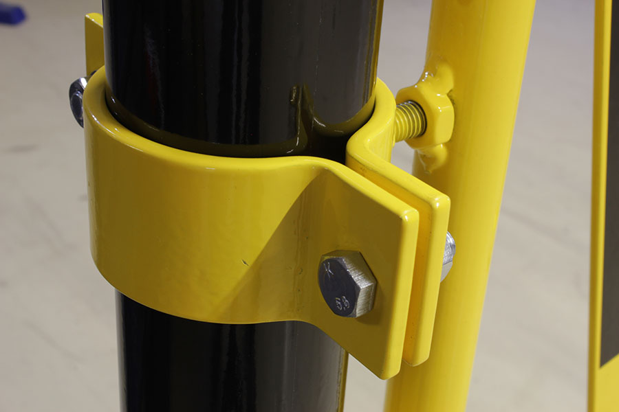 Barrière extensible pour poteau