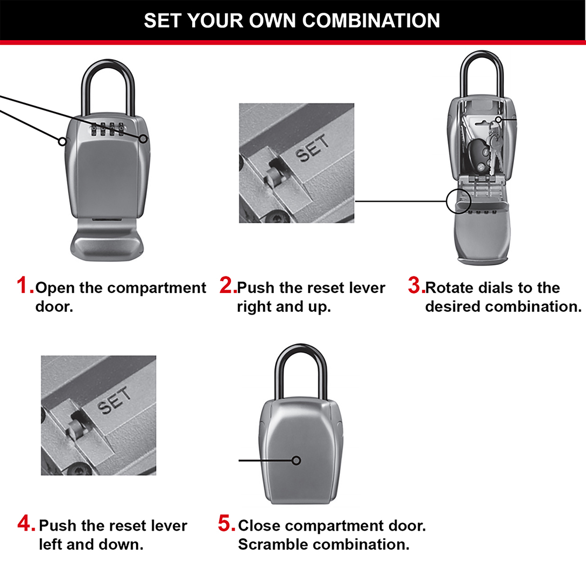 Boîte à clés sécurisée - Select Access - MASTER LOCK Articles