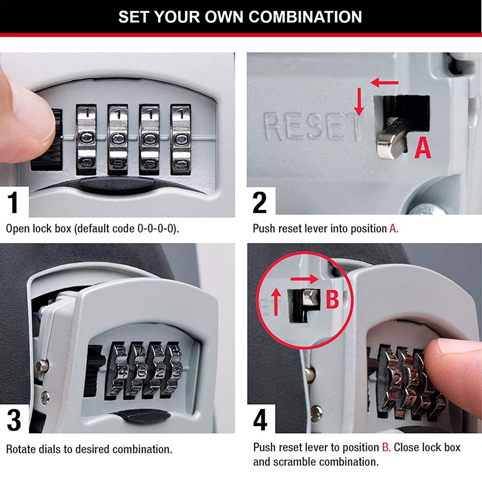 Boite à clés sécurisée XL fixation murale - Master Lock- Preventimark