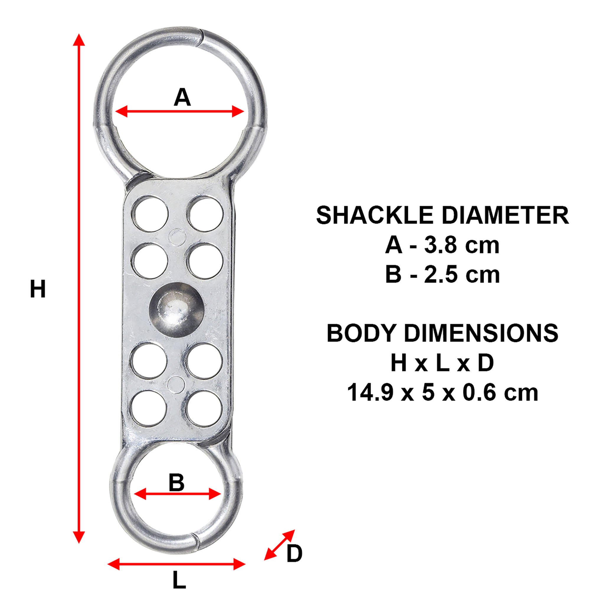 Crochet Aluminium double mâchoires pour Consignation Mécanique- Master Lock- Preventimark