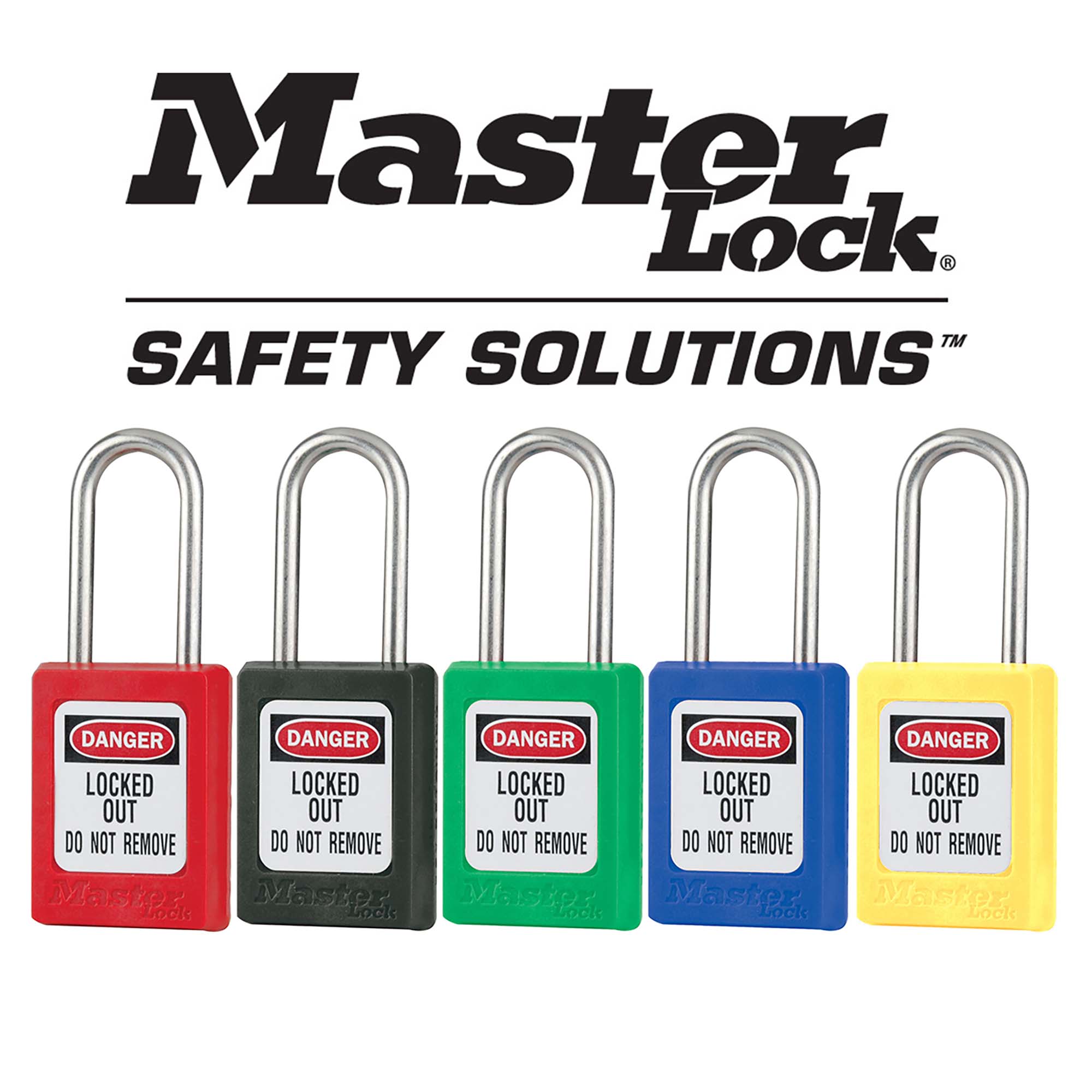 Cadenas de Consignation s'entrouvant en Thermoplastique pour Installations Mécaniques- MasterLock- Preventimark