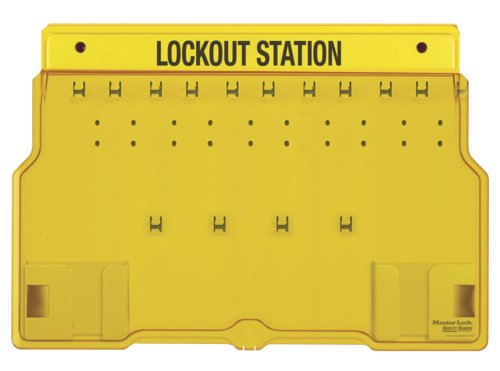 Station de Consignation avec 10 Crochets avec Couvercle et Fixation Murale- Master Lock- Preventimark