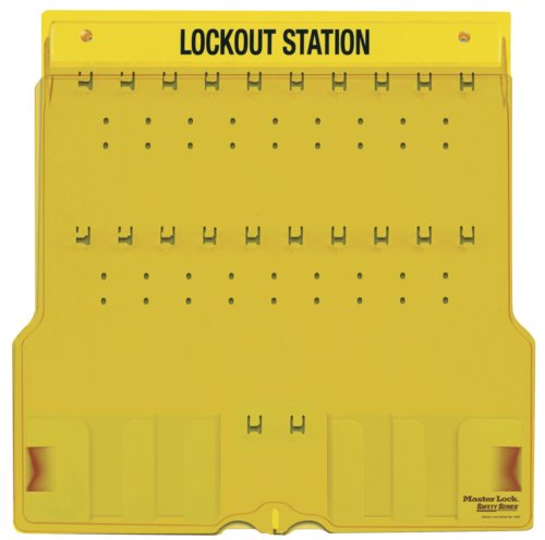 Station de Consignation avec 20 Crochets avec Couvercle et Fixation Murale- Master Lock- Preventimark