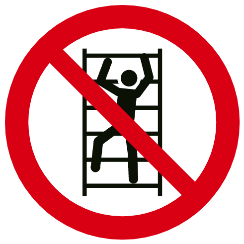 Escalade interdite
