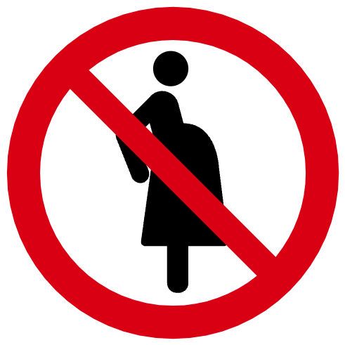Femmes enceintes non autorisées