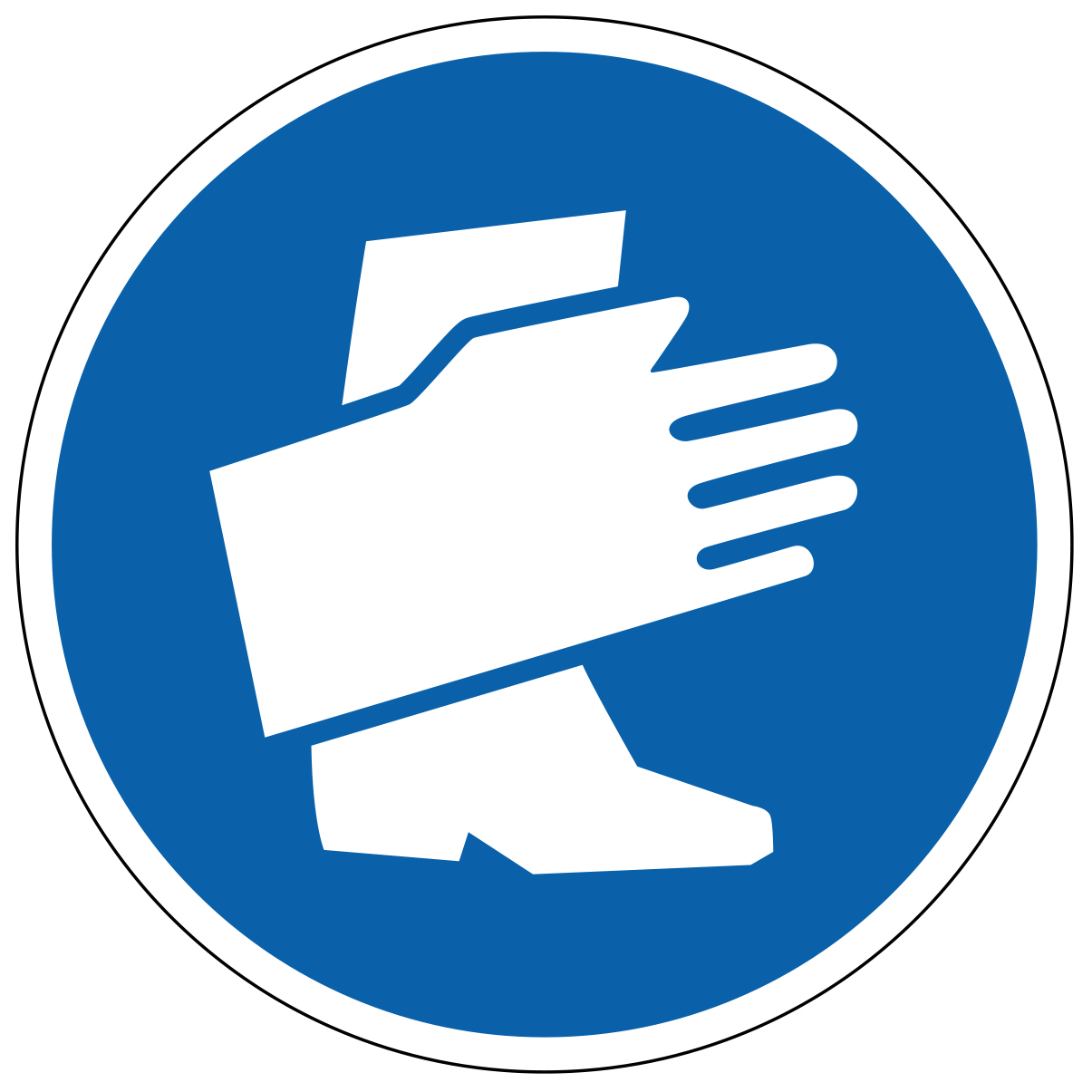 Gants et chaussures de protection obligatoires