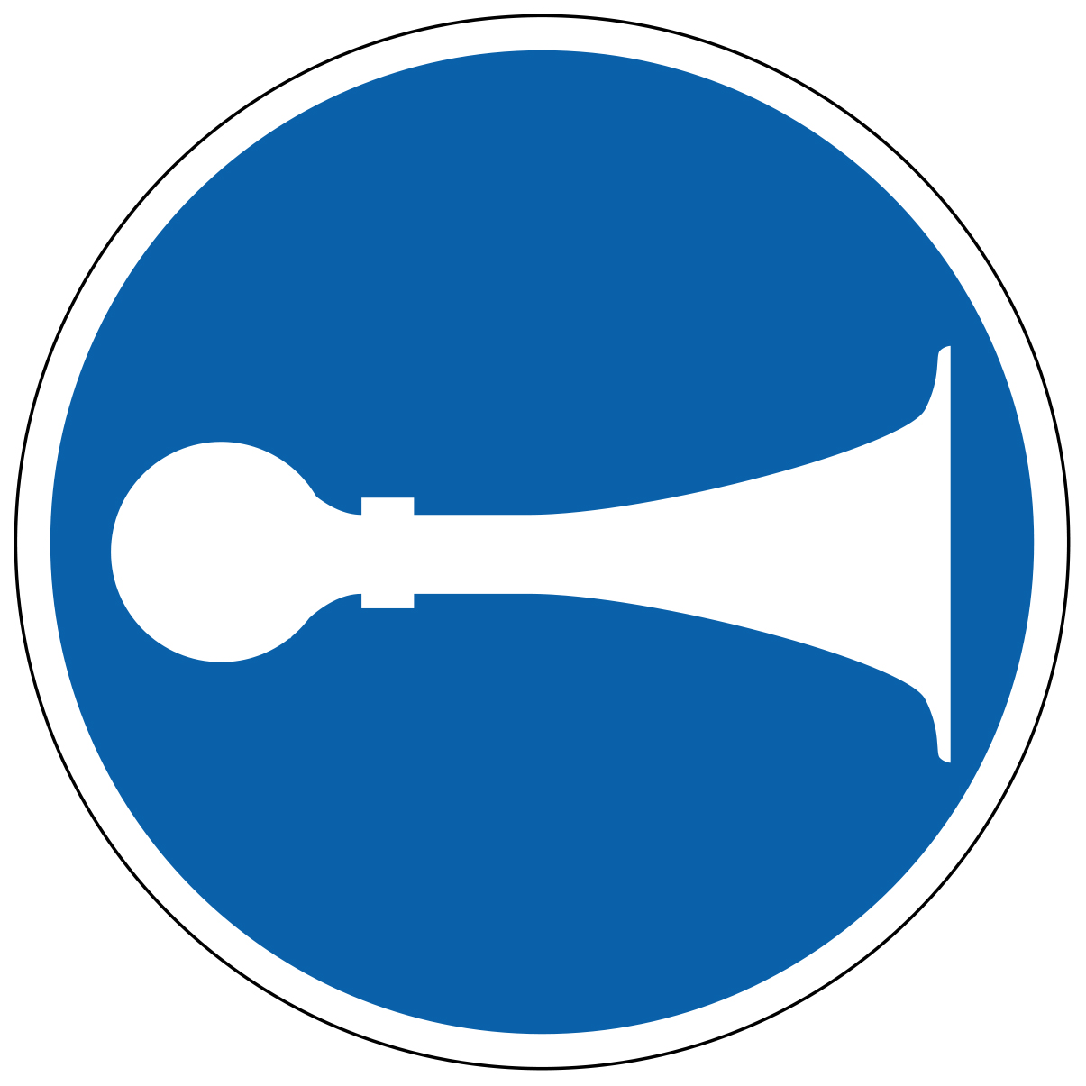 Utilisation de l'avertisseur obligatoire