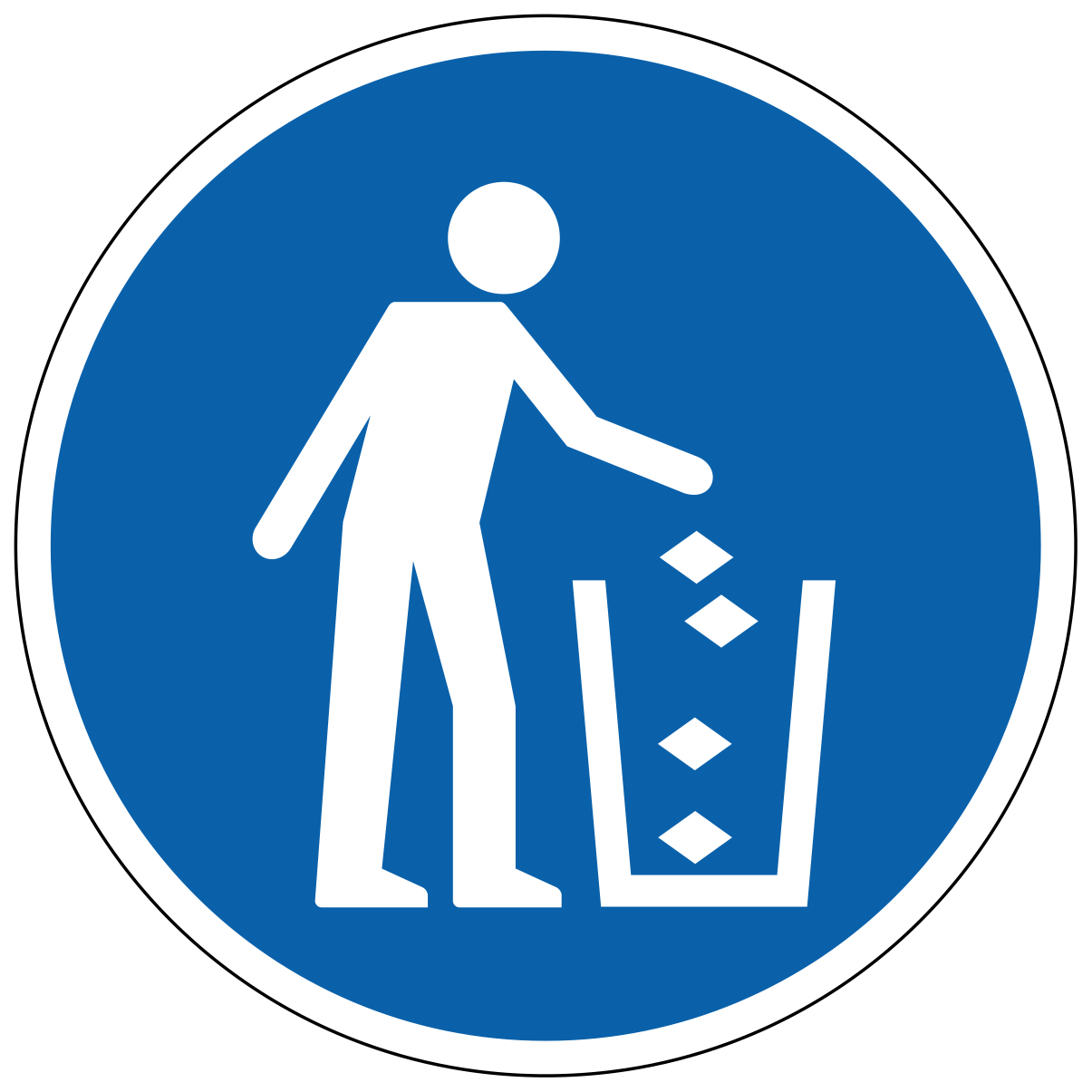 Utilisation de la poubelle obligatoire