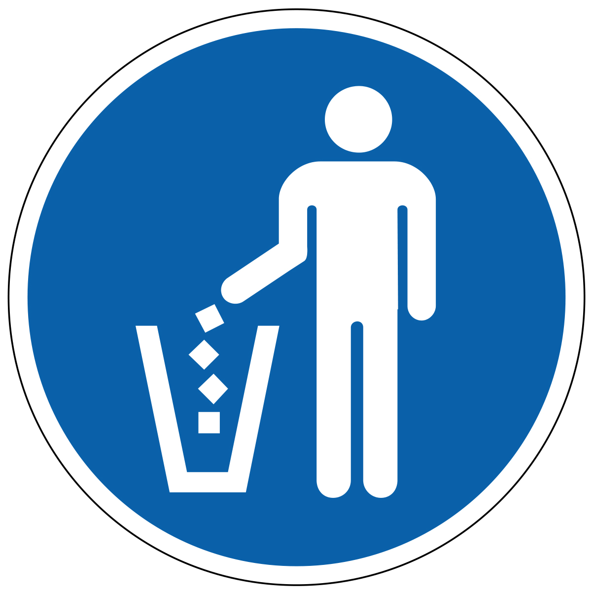 Utilisation de la poubelle obligatoire