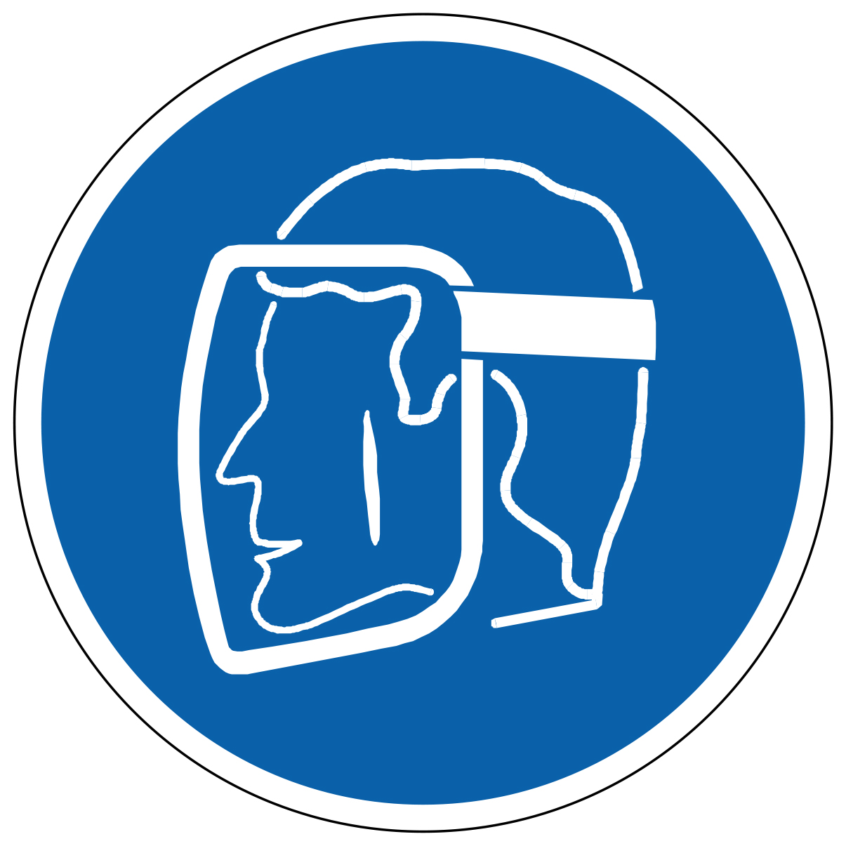 Visière de protection obligatoire