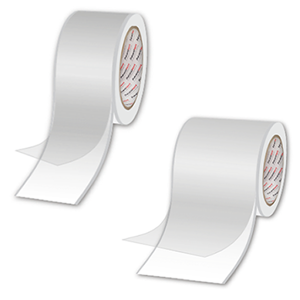 Rouleaux transparents adhésifs de lamination MP100 pour la protection de vos étiquettes
