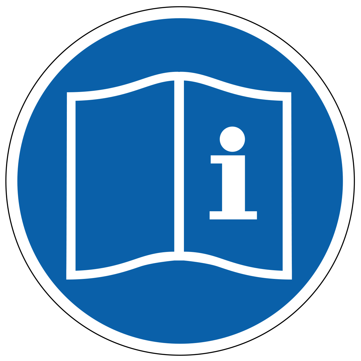 Consulter le guide d'information - étiquettes et panneaux d'obligation et de consigne