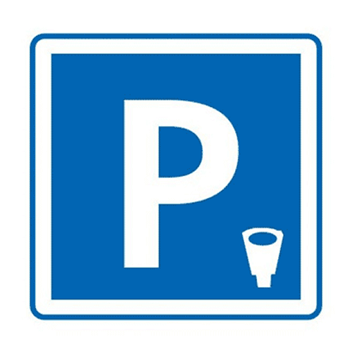 Panneau parking payant C1c