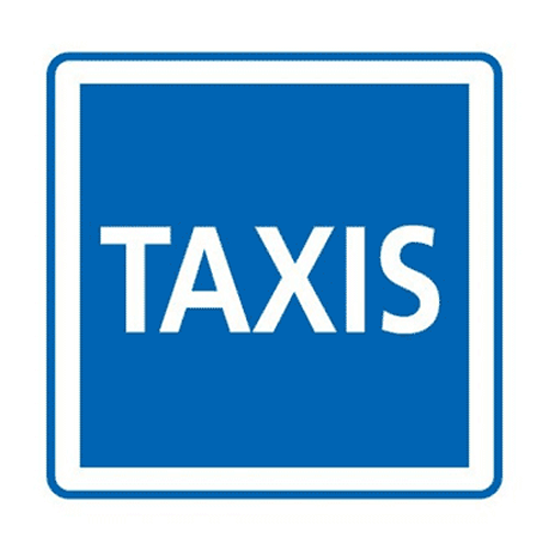 Panneau station de taxis C5