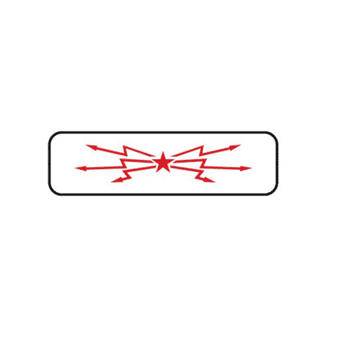 Panonceau voie ferrée électrifiée M9b1