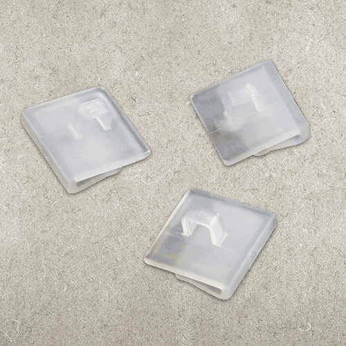 Lot De 10 Clips De Plafond Avec Œillets - Fixation Sans Perçage, Blancs, Idéal Pour Suspensions Légères Et Décoration