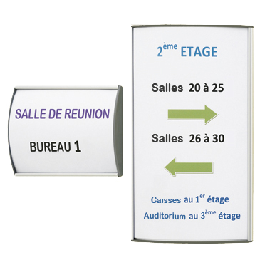 Plaques signalétiques Premium AluSign