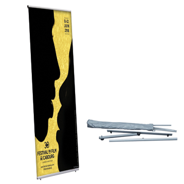 Roll-up / enrouleur pour affiche, hauteur fixe, simple-face ou double-face