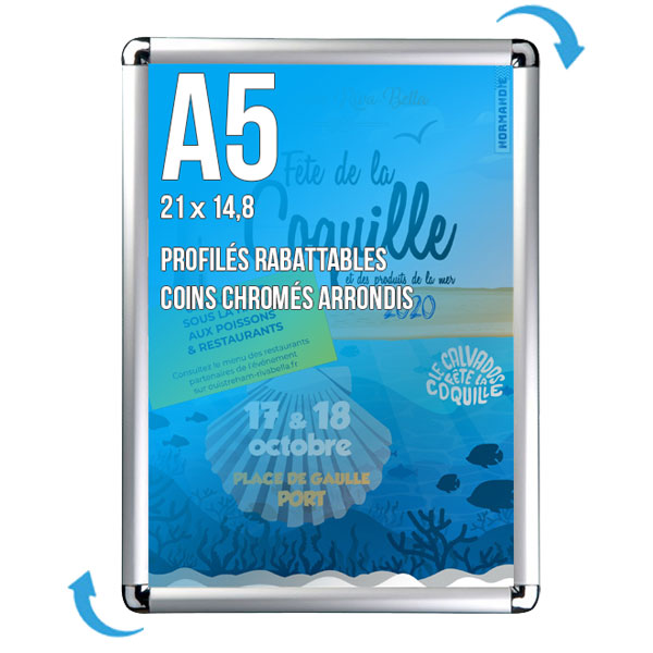 Cadro-Clic - coins chromés arrondis