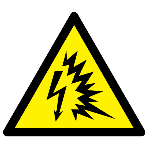 Danger arc électrique