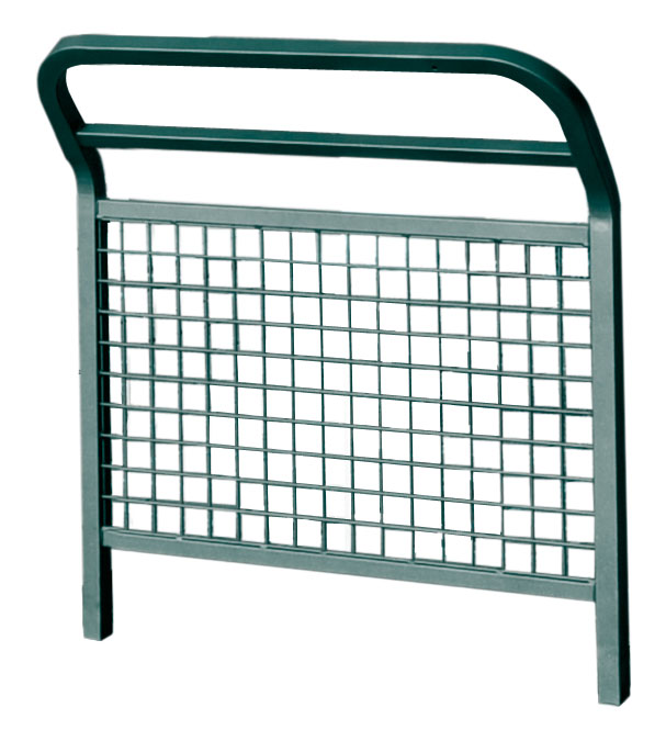 Barrière grillagée
