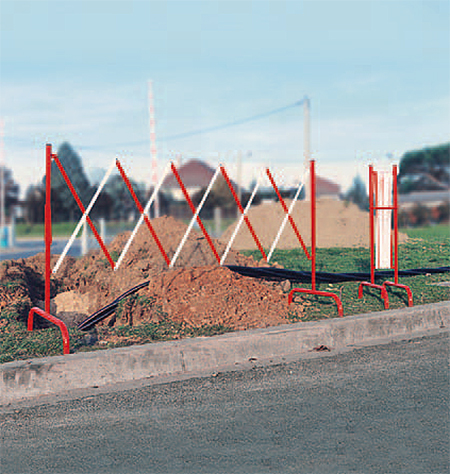 Barrière extensible acier
