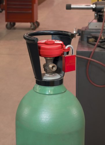 Consignation de vannes de gaz sous pression, vannes jusqu'à 76 mm de diamètre-Master Lock- Preventimark