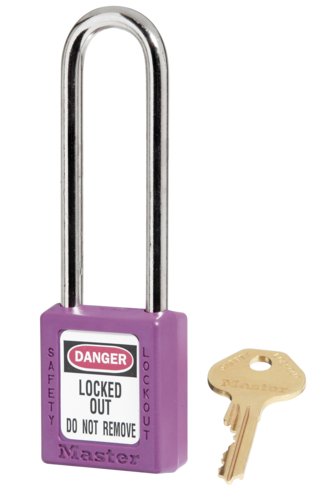 Cadenas de Consignation en Thermoplastique pour Installations Mécaniques- Master Lock- Preventimark