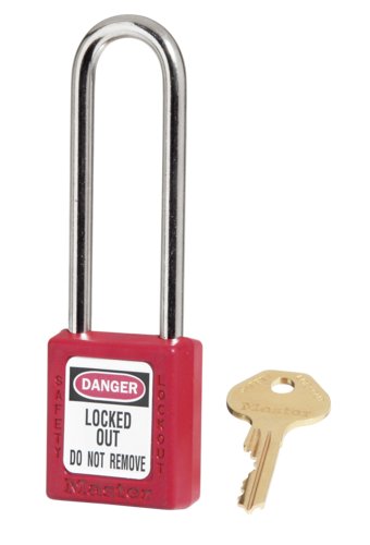 Cadenas de Consignation en Thermoplastique pour Installations Mécaniques- Master Lock- Preventimark
