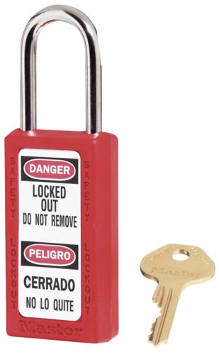 Cadenas de Consignation s'entrouvant en Thermoplastique pour Installations Mécaniques- MasterLock- Preventimark