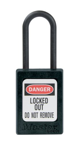 Cadenas de Consignation s'entrouvant en Thermoplastique Diélectrique pour Installations Electriques- Master Lock- Preventimark