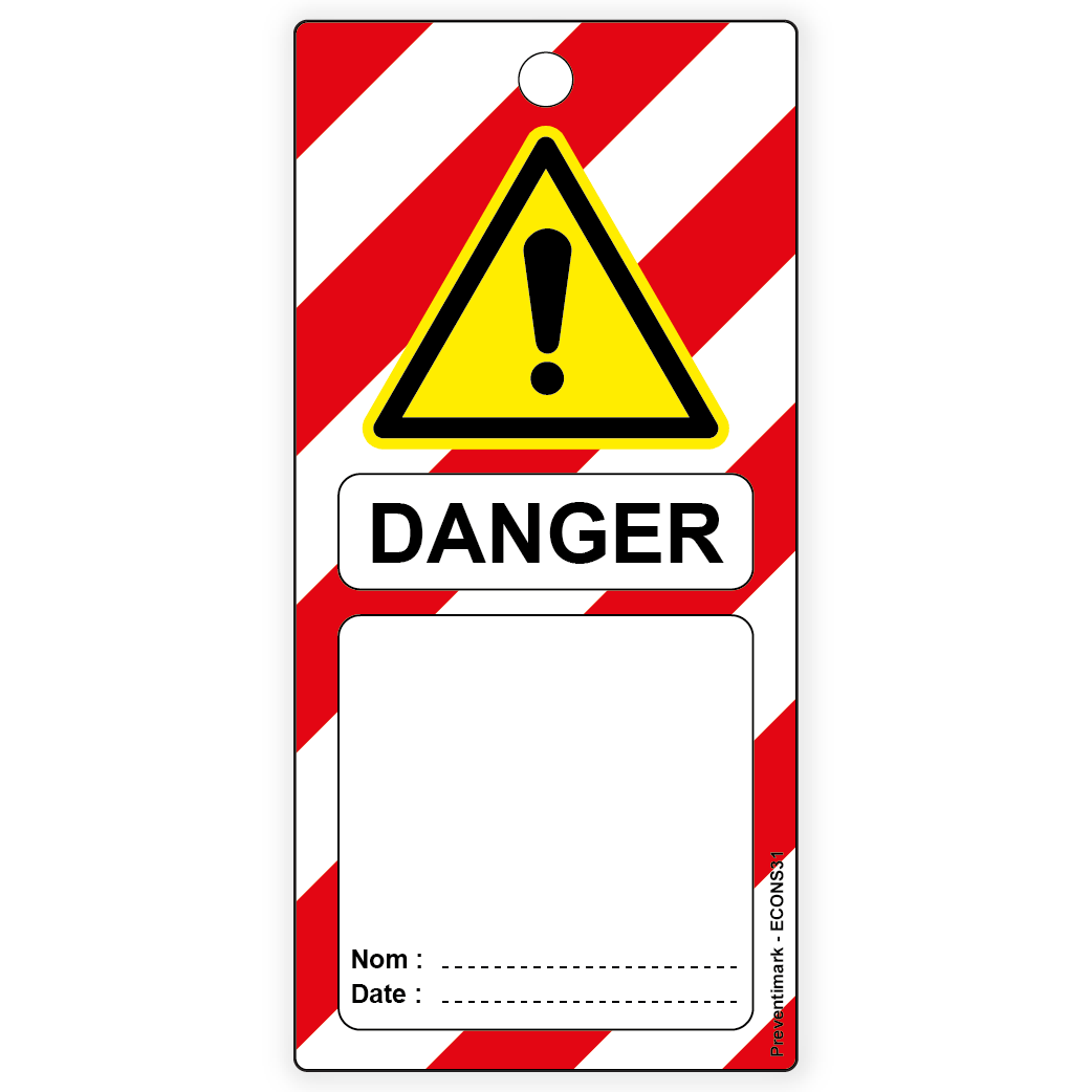 Danger Rouge - Blanc