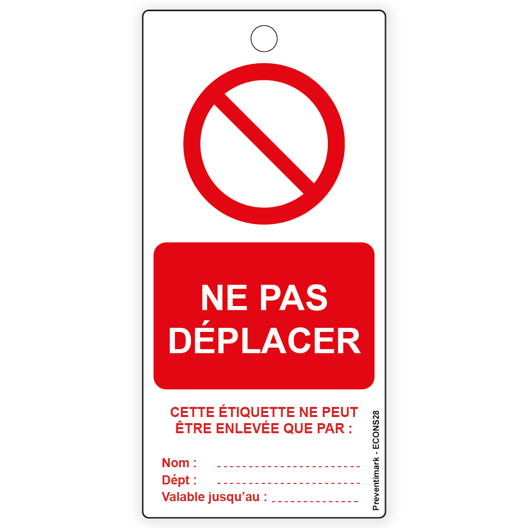 Ne pas déplacer