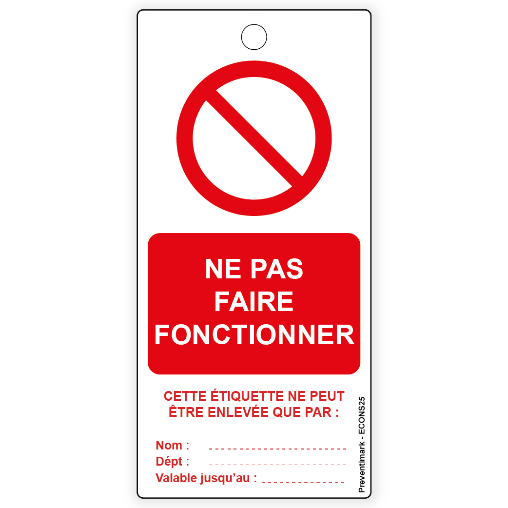 Ne pas faire fonctionner