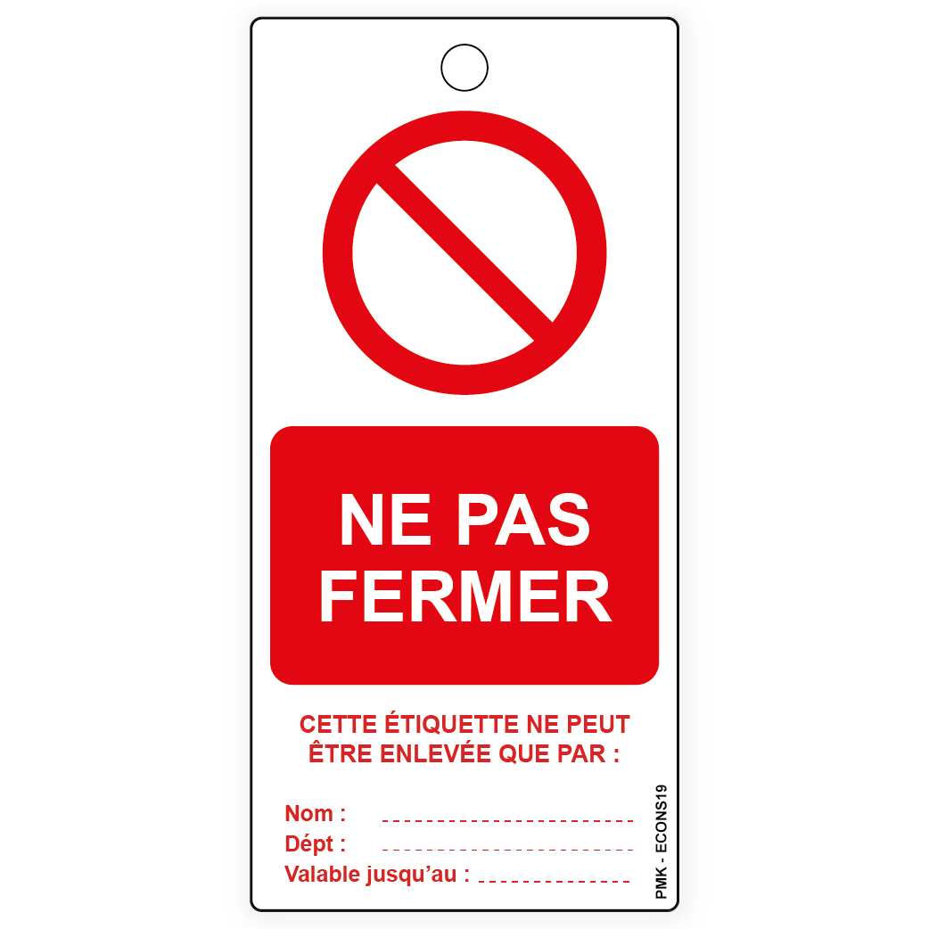 Ne pas fermer